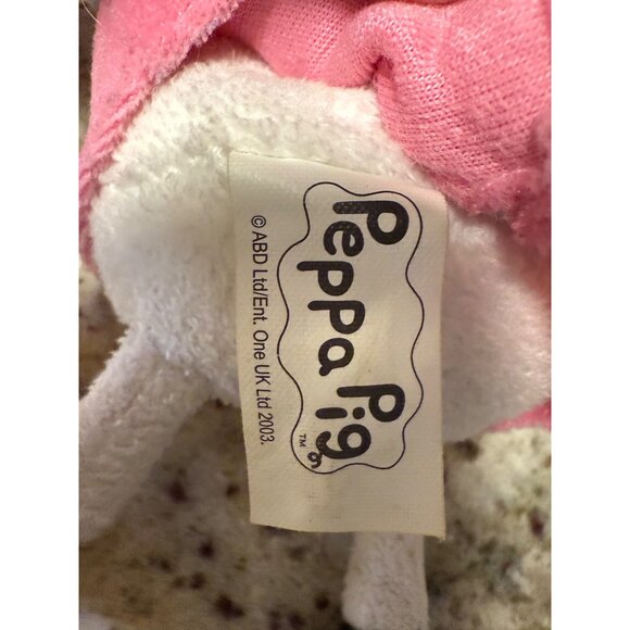 Lot of 2 Peppa Pig Suzy sheep talking plush Peppa pig candy cat Meows 2003 works - Picture 3 of 16